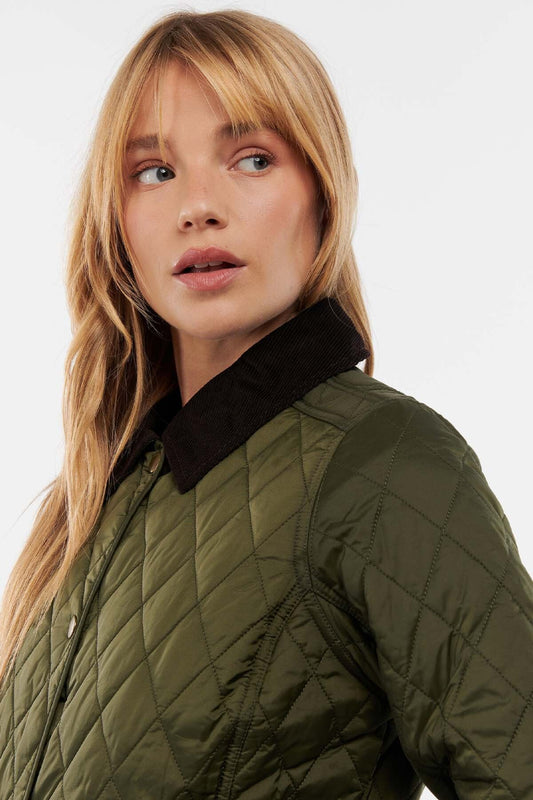 Quilted Jacket - OLIVE