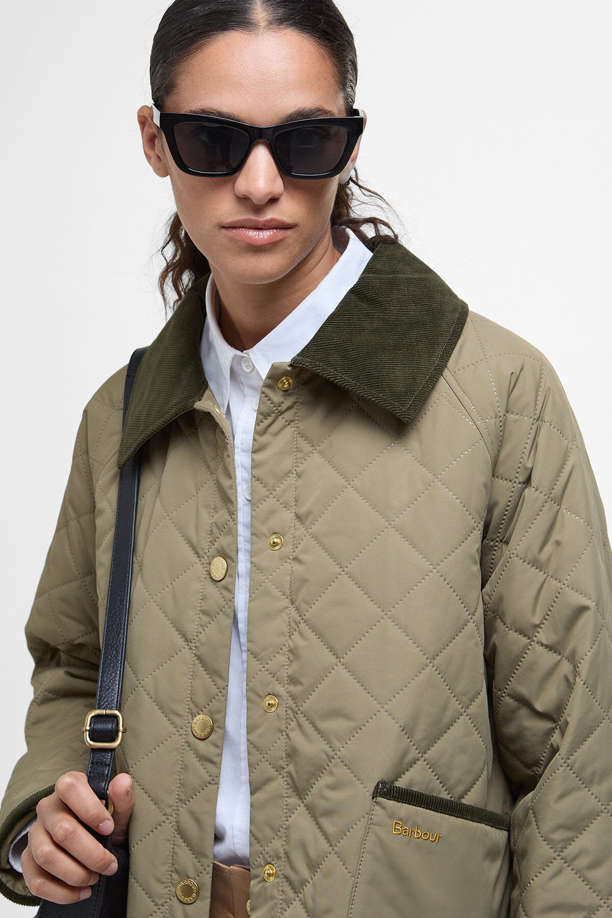 Anise Quilted Jacket - DUSKY GREEN/ANCIENT