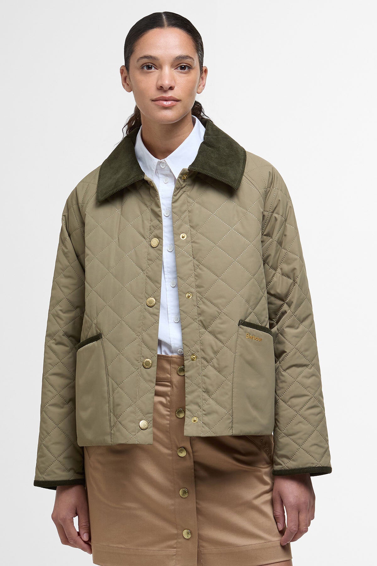 Anise Quilted Jacket - DUSKY GREEN/ANCIENT