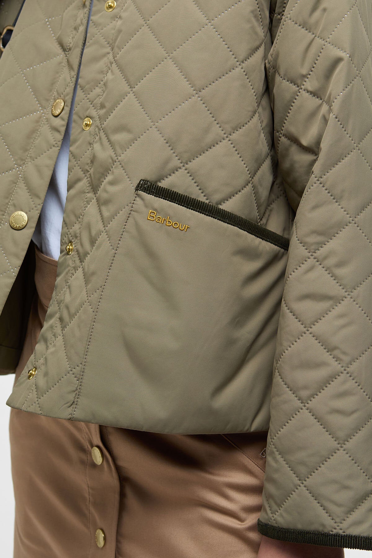 Anise Quilted Jacket - DUSKY GREEN/ANCIENT