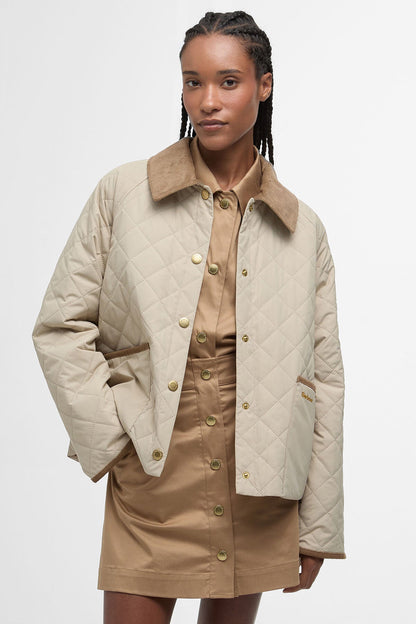 Anise Quilted Jacket - LIGHT SAND/ANCIENT