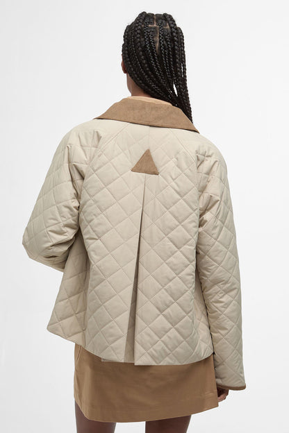 Anise Quilted Jacket - LIGHT SAND/ANCIENT