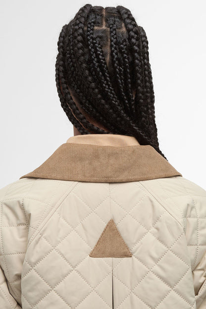 Anise Quilted Jacket - LIGHT SAND/ANCIENT