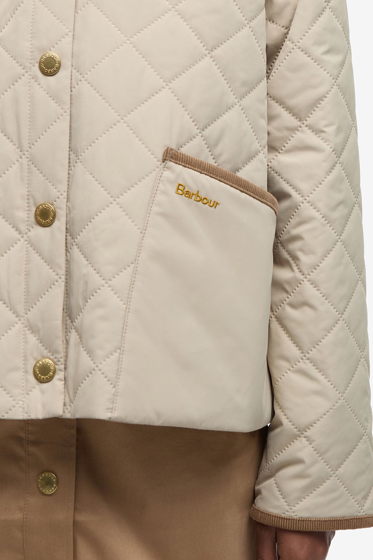 Anise Quilted Jacket - LIGHT SAND/ANCIENT