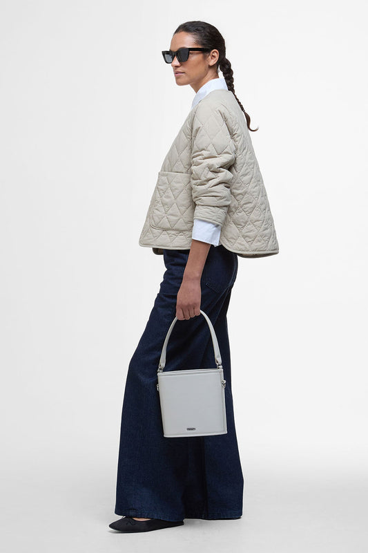 Monroe Quilted Jacket - LIGHT SAND/ROSEMARY