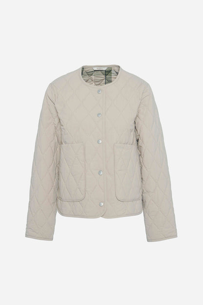Monroe Quilted Jacket - LIGHT SAND/ROSEMARY