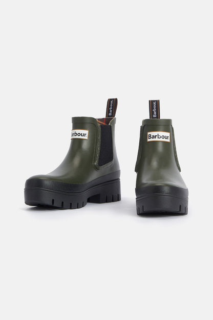 Halton Ankle Wellingtons - OLIVE/BLACK