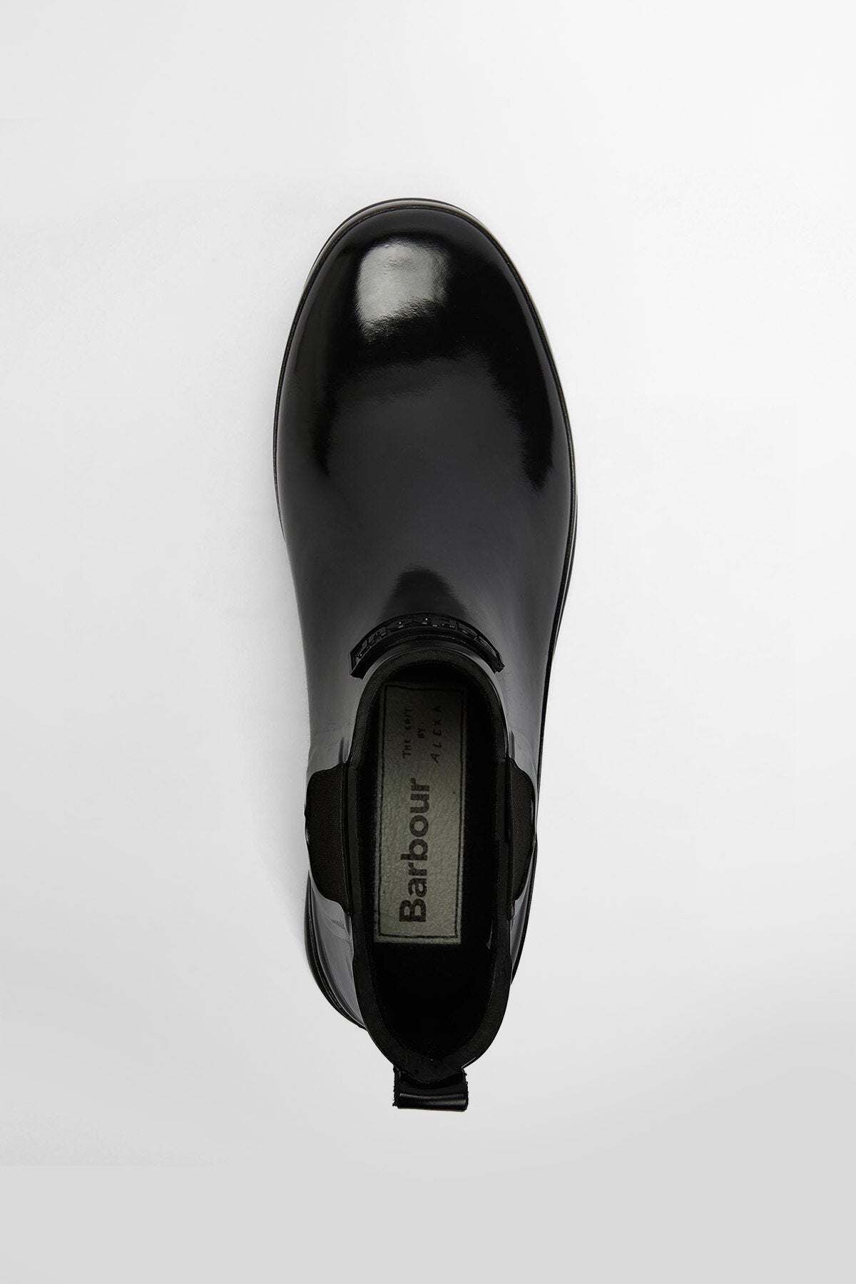 The Edit by Alexa Lou Wedge Ankle Wellingtons - BLACK