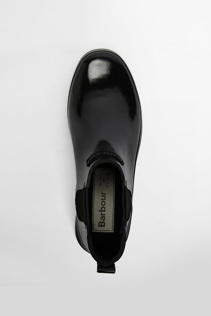 The Edit by Alexa Lou Wedge Ankle Wellingtons - BLACK