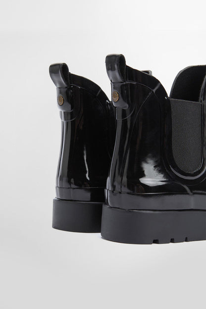 The Edit by Alexa Lou Wedge Ankle Wellingtons - BLACK