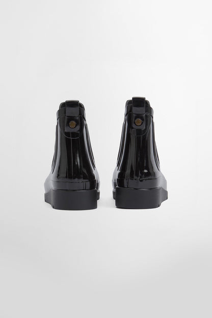 The Edit by Alexa Lou Wedge Ankle Wellingtons - BLACK