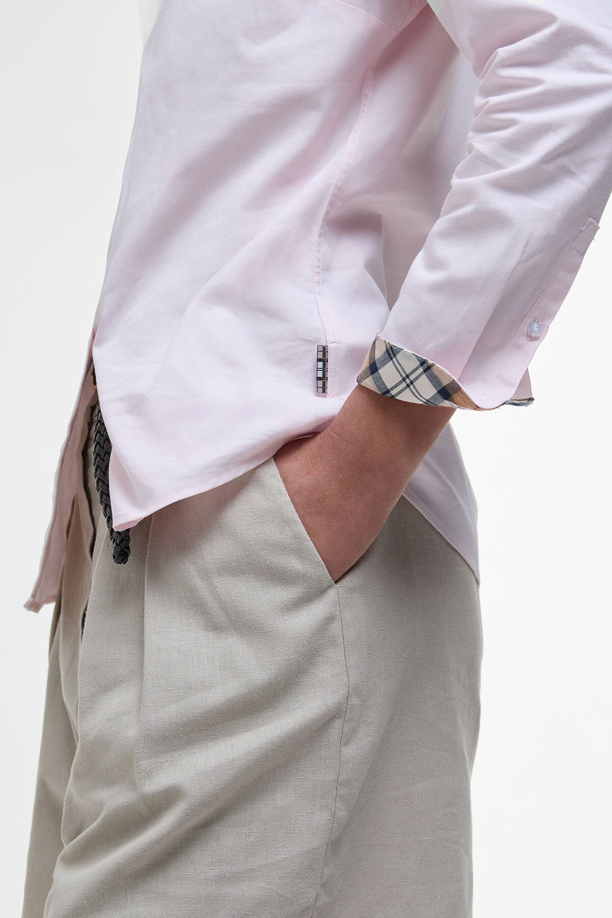 Derwent Shirt - PINK/HESSIAN TARTAN