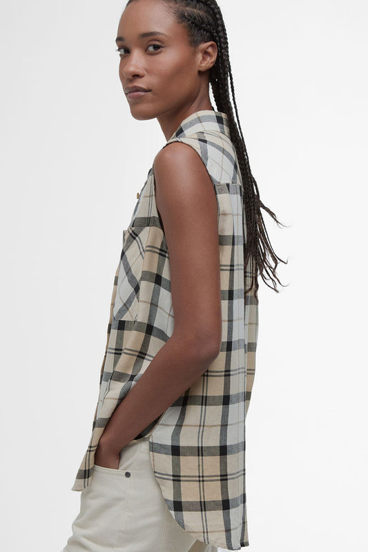 Agnes Shirt - SAFARI DRESS TARTAN