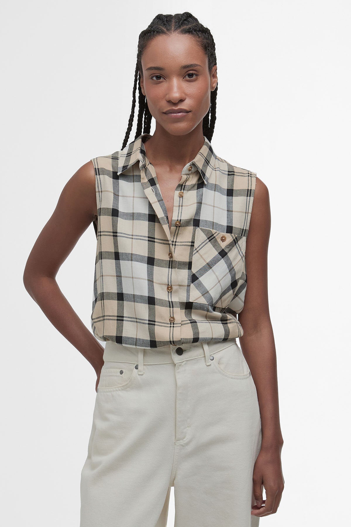 Agnes Shirt - SAFARI DRESS TARTAN