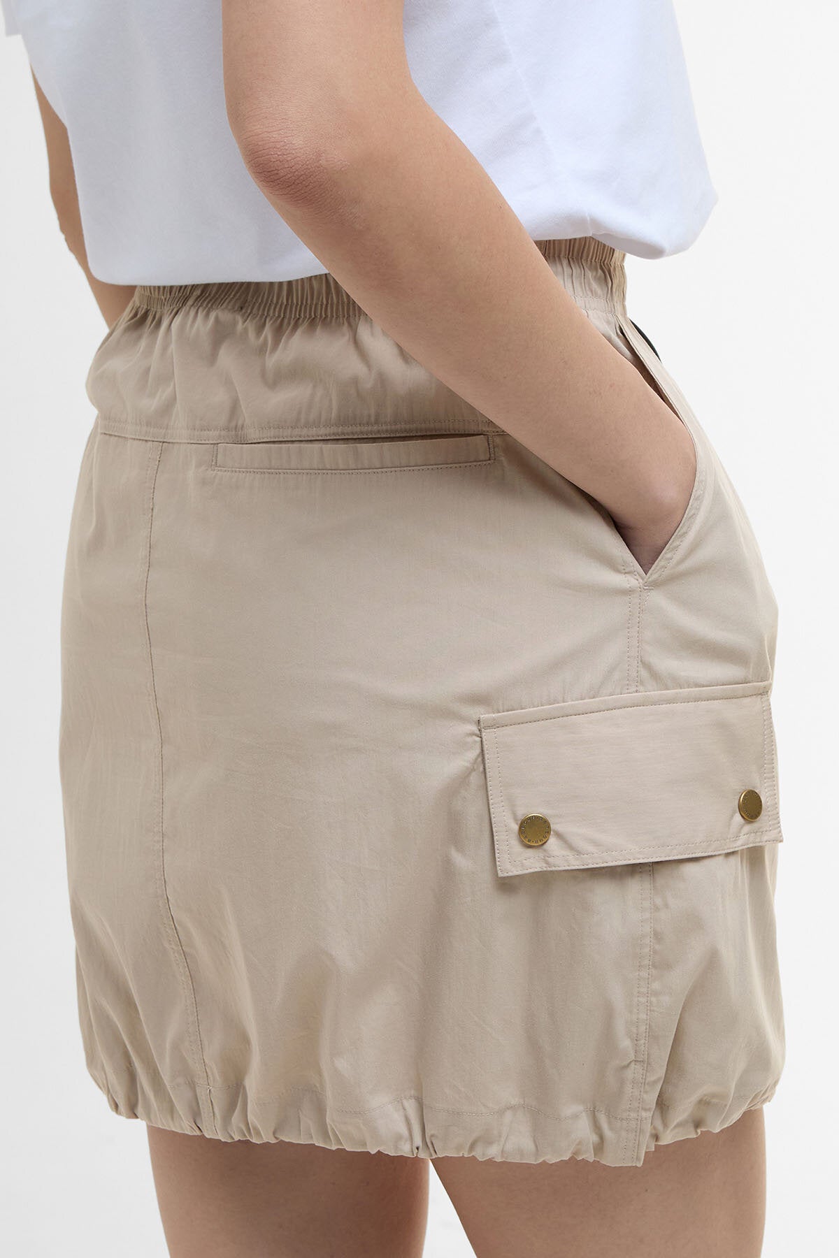 Farne Cargo Mini Skirt - LIGHT SAND