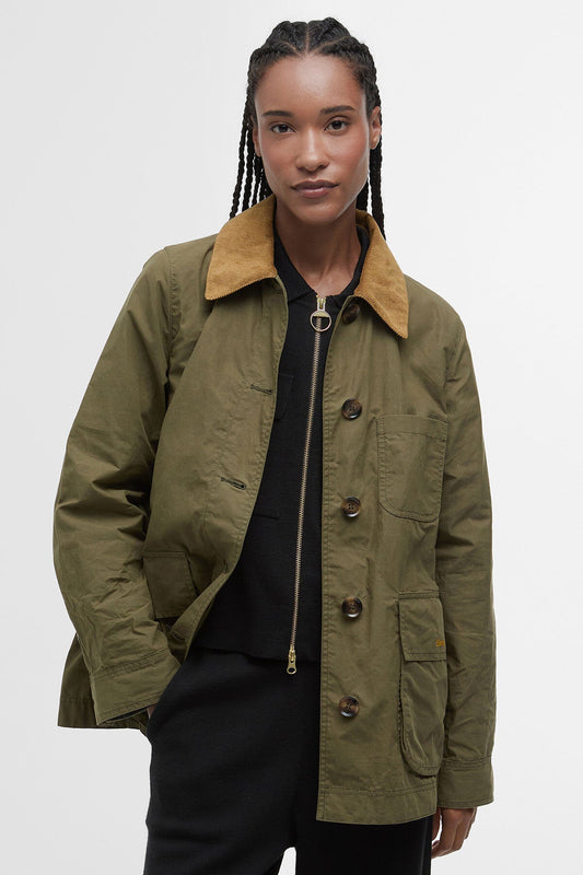 Averie Showerproof Jacket - DUSKY GREEN/ANCIENT