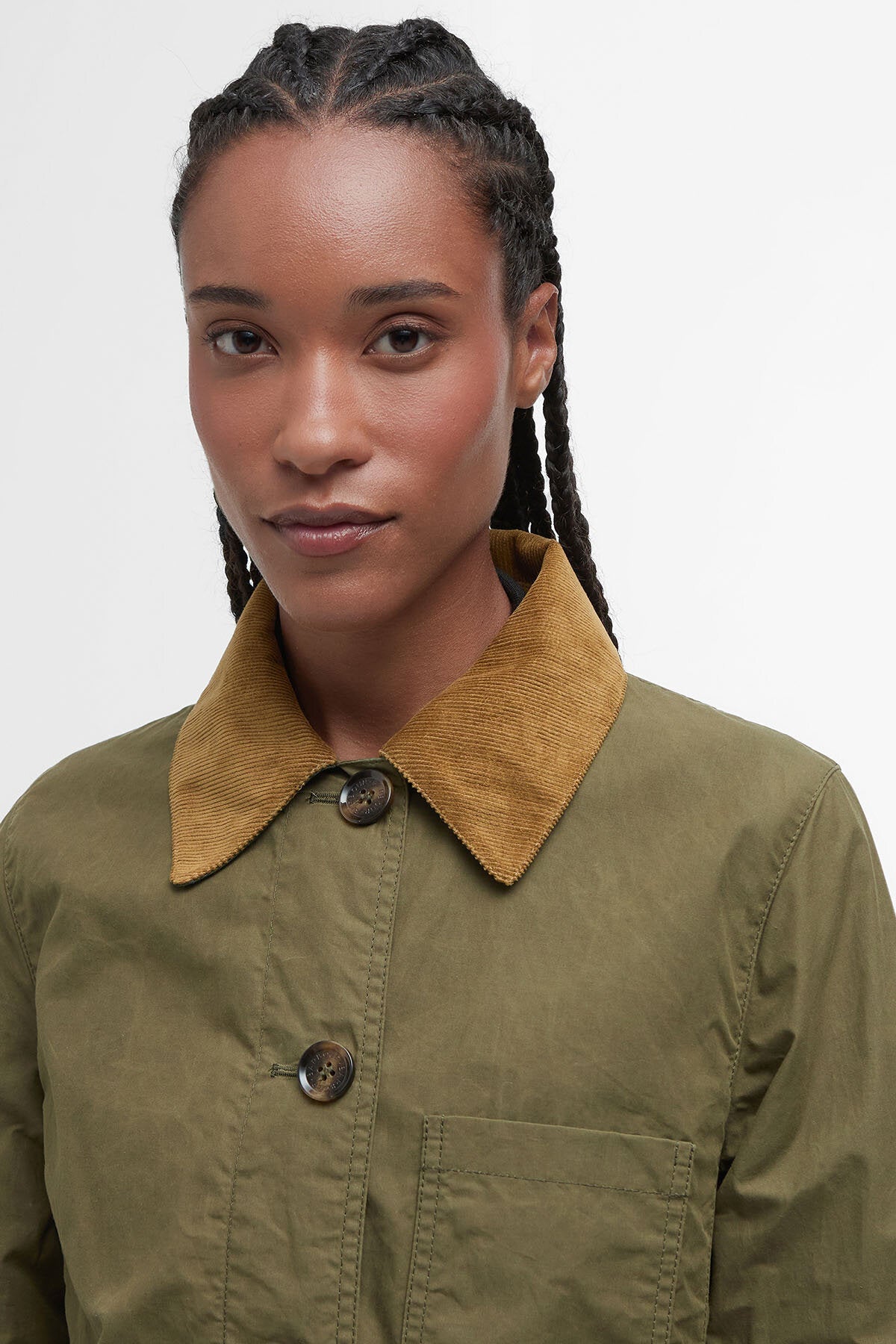 Averie Showerproof Jacket - DUSKY GREEN/ANCIENT