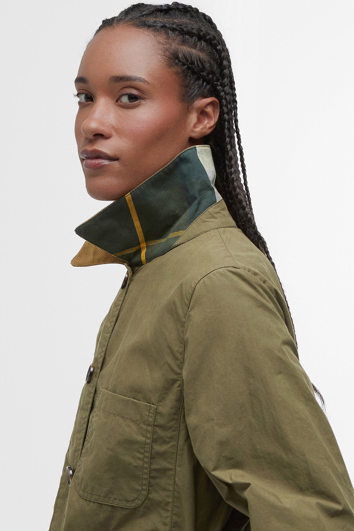 Averie Showerproof Jacket - DUSKY GREEN/ANCIENT