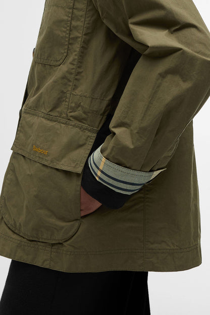 Averie Showerproof Jacket - DUSKY GREEN/ANCIENT