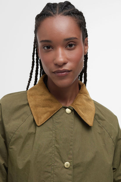 Ettie Showerproof Jacket - DUSKY GREEN/ANCIENT