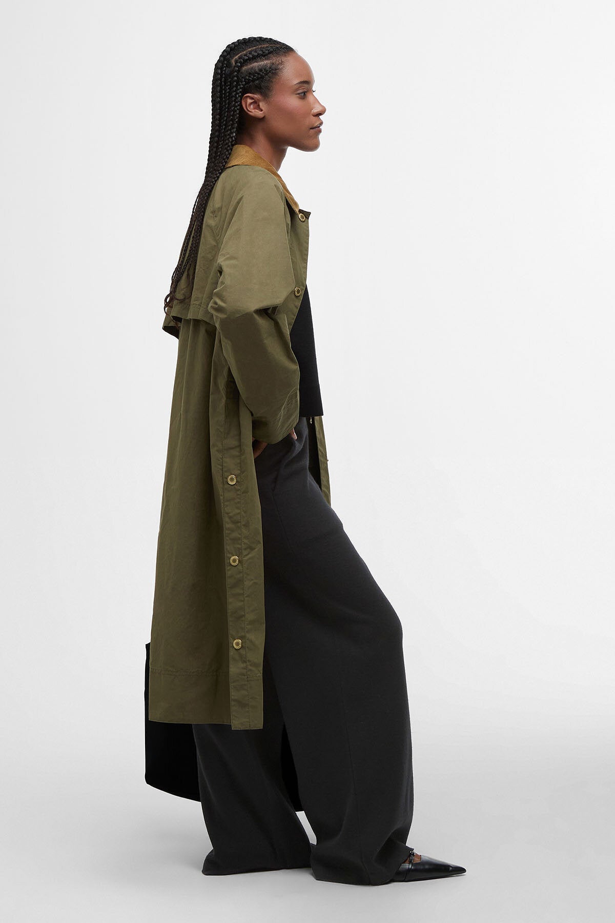 Ettie Showerproof Jacket - DUSKY GREEN/ANCIENT