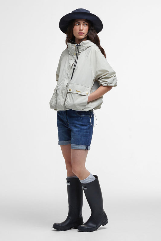 Mae Showerproof Jacket - STONE/ANCIENT TARTAN