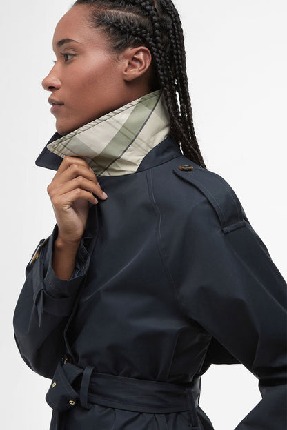 Maia Showerproof Jacket - DARK NAVY/ROSEMARY T