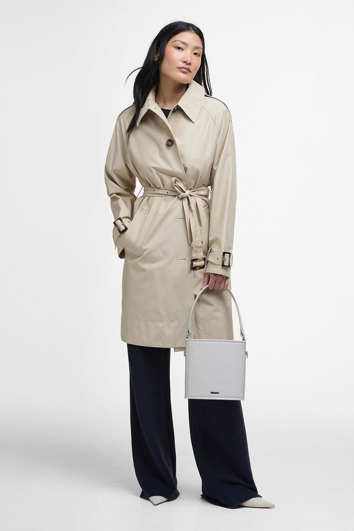 Maia Showerproof Jacket - LIGHT SAND/ROSEMARY