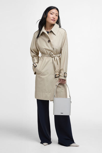 Maia Showerproof Jacket - LIGHT SAND/ROSEMARY