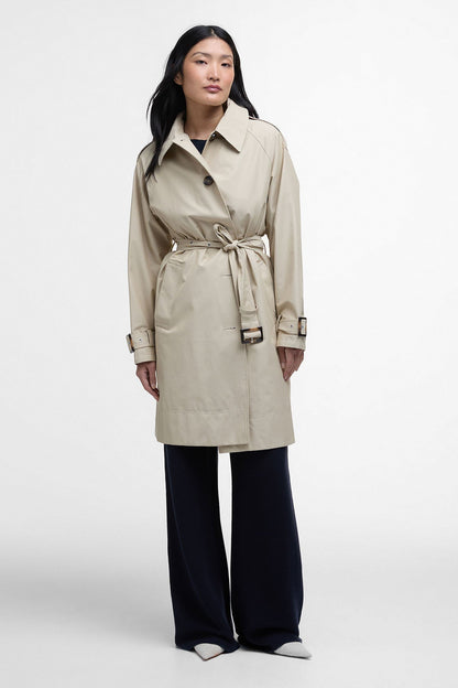 Maia Showerproof Jacket - LIGHT SAND/ROSEMARY