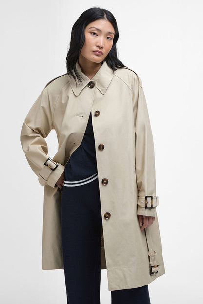 Maia Showerproof Jacket - LIGHT SAND/ROSEMARY