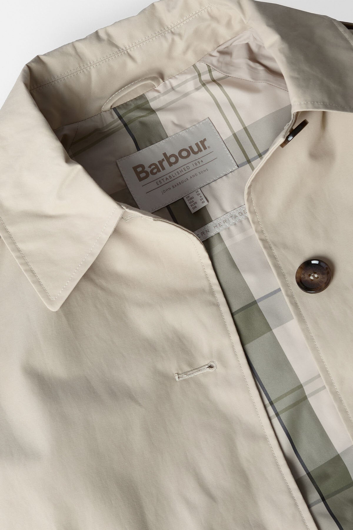 Maia Showerproof Jacket - LIGHT SAND/ROSEMARY