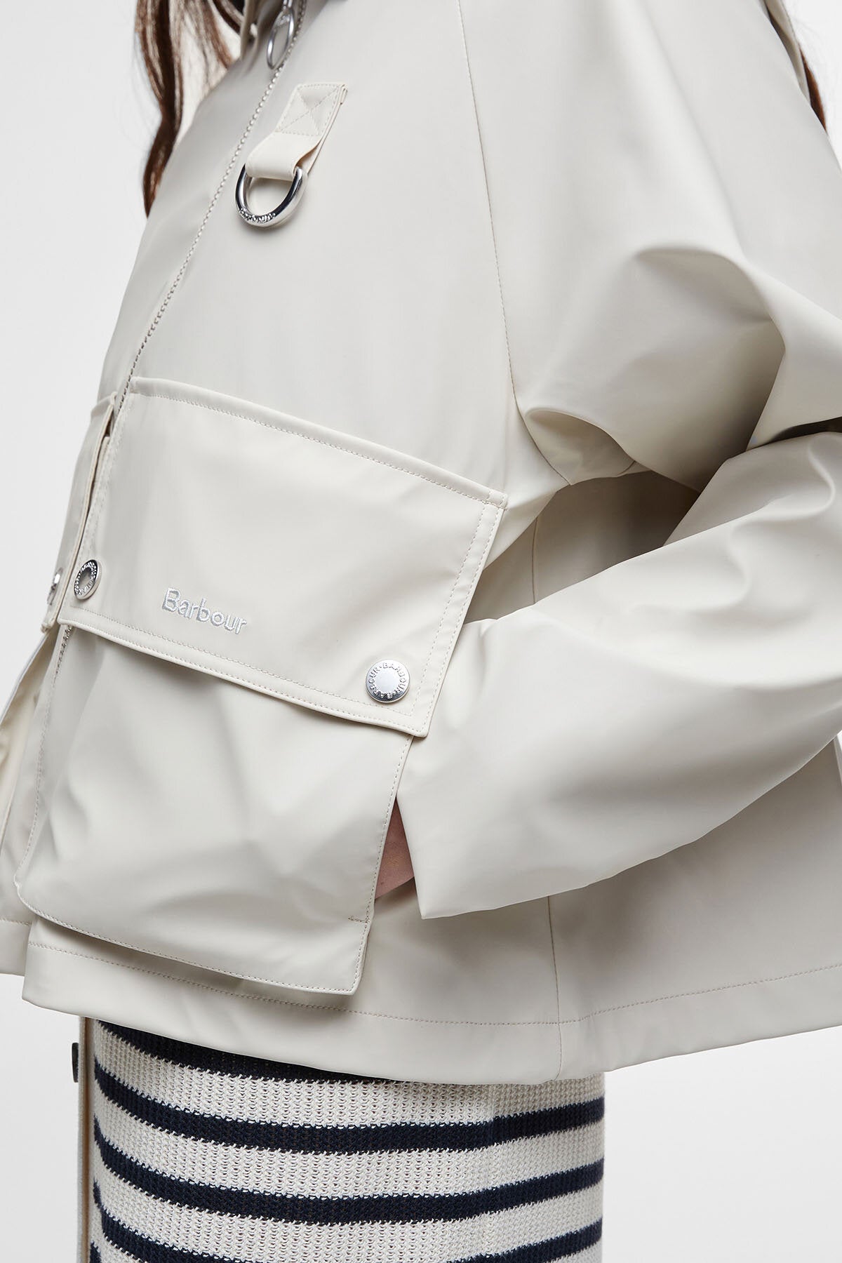June Showerproof Jacket - BLANC