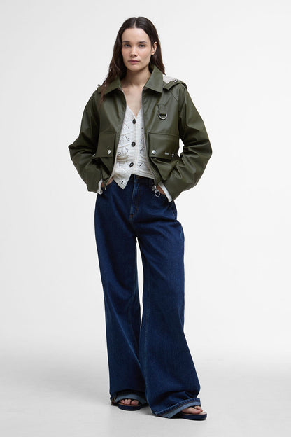 June Showerproof Jacket - DEEP OLIVE