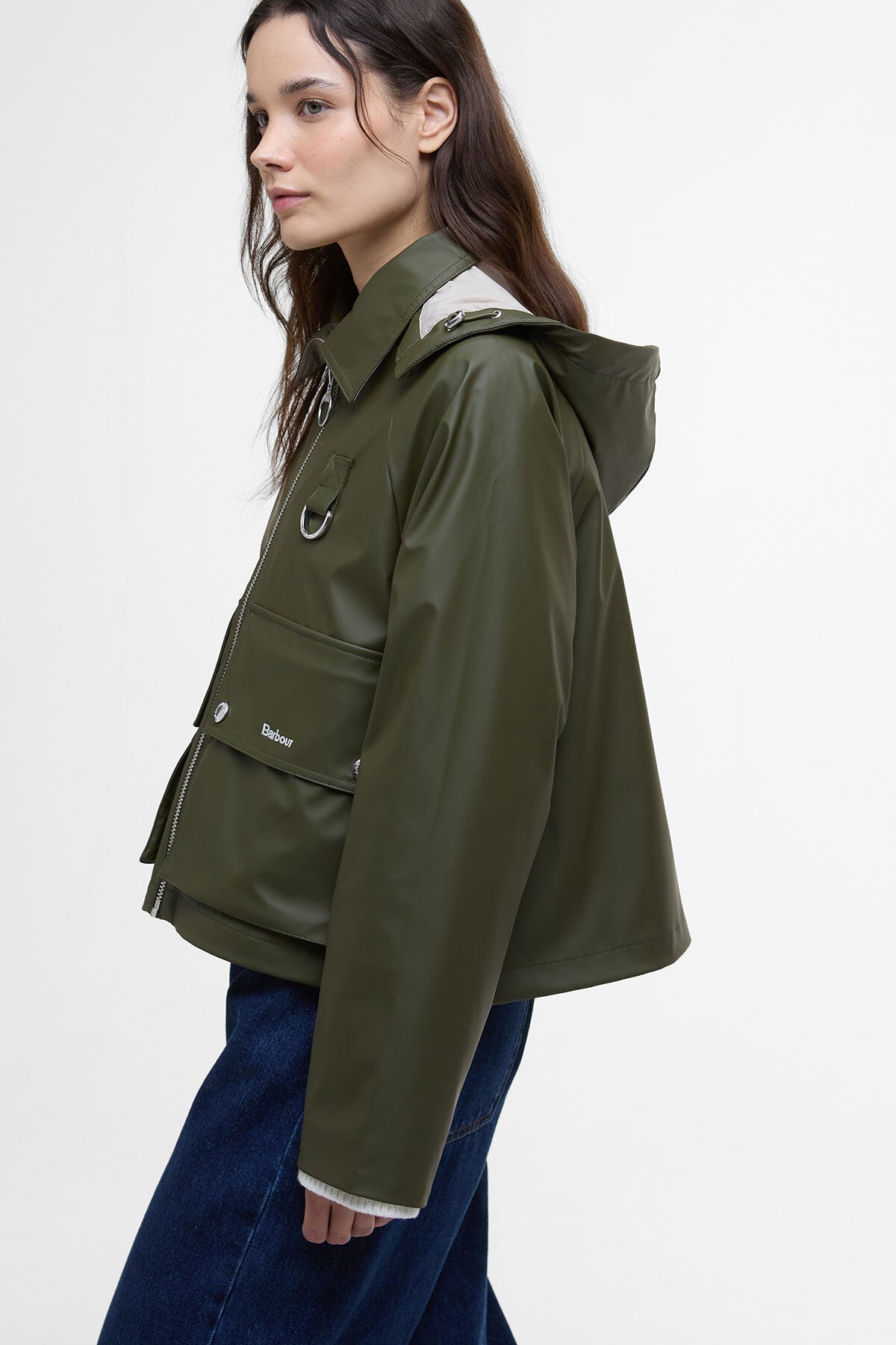 June Showerproof Jacket - DEEP OLIVE