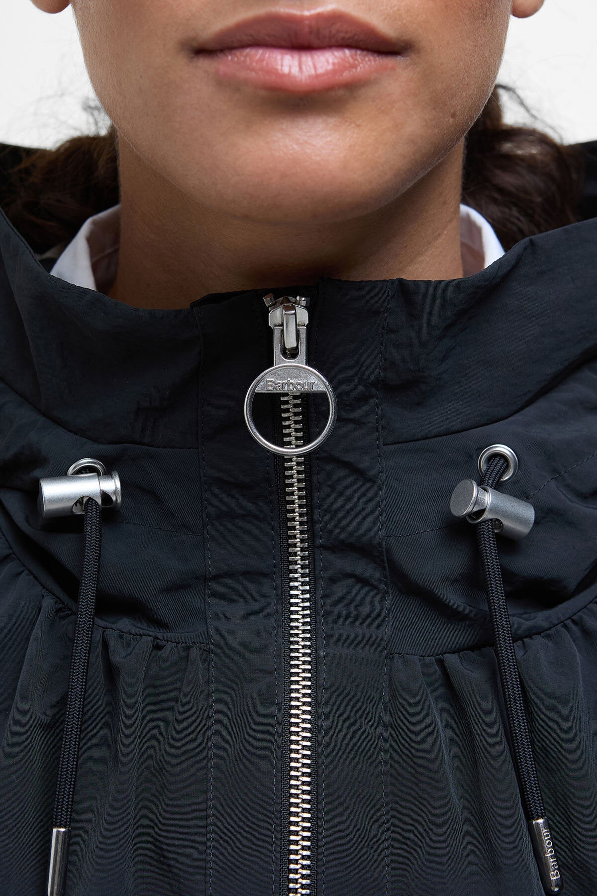 Orson Showerproof Jacket - BLACK/SAFARI DRESS T