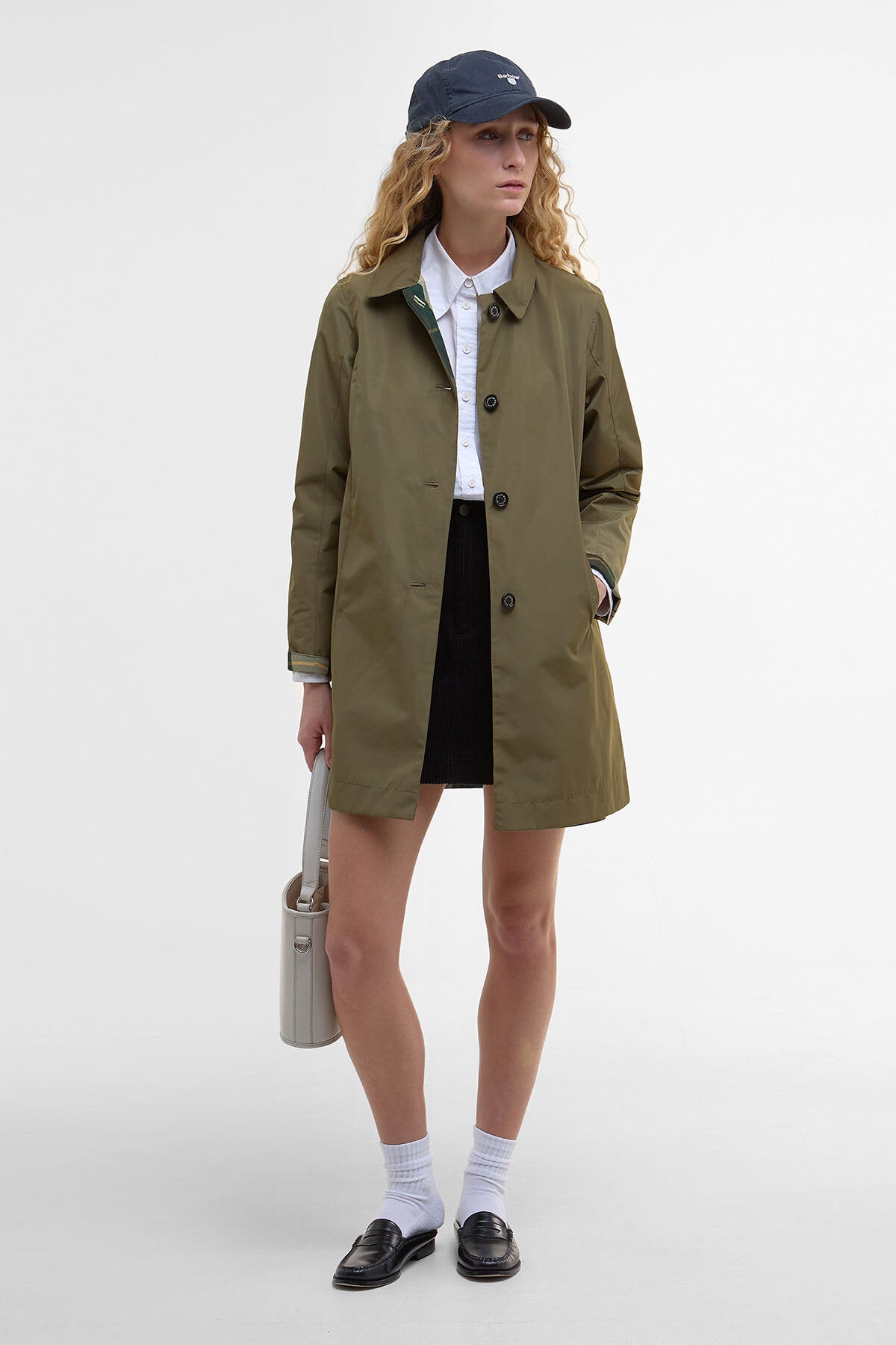 Babbity Reversible Showerproof Jacket - DUSKY GREEN/ANCIENT