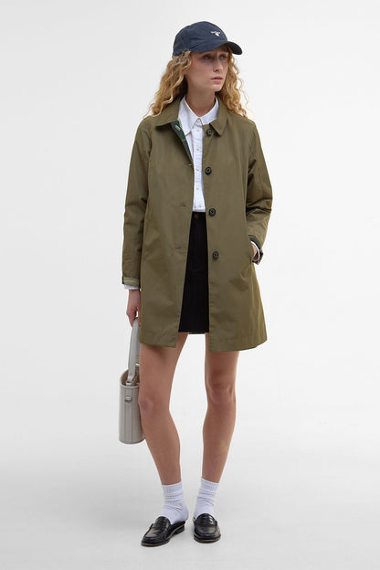 Babbity Reversible Showerproof Jacket - DUSKY GREEN/ANCIENT