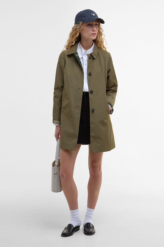 Babbity Reversible Showerproof Jacket - DUSKY GREEN/ANCIENT