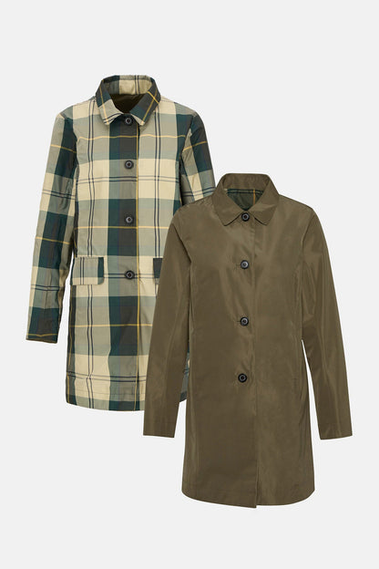 Babbity Reversible Showerproof Jacket - DUSKY GREEN/ANCIENT