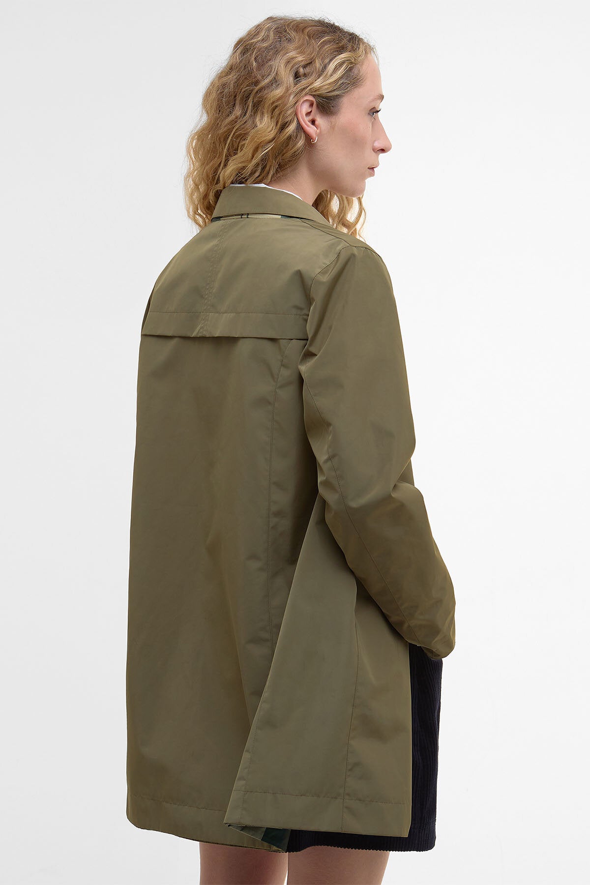 Babbity Reversible Showerproof Jacket - DUSKY GREEN/ANCIENT
