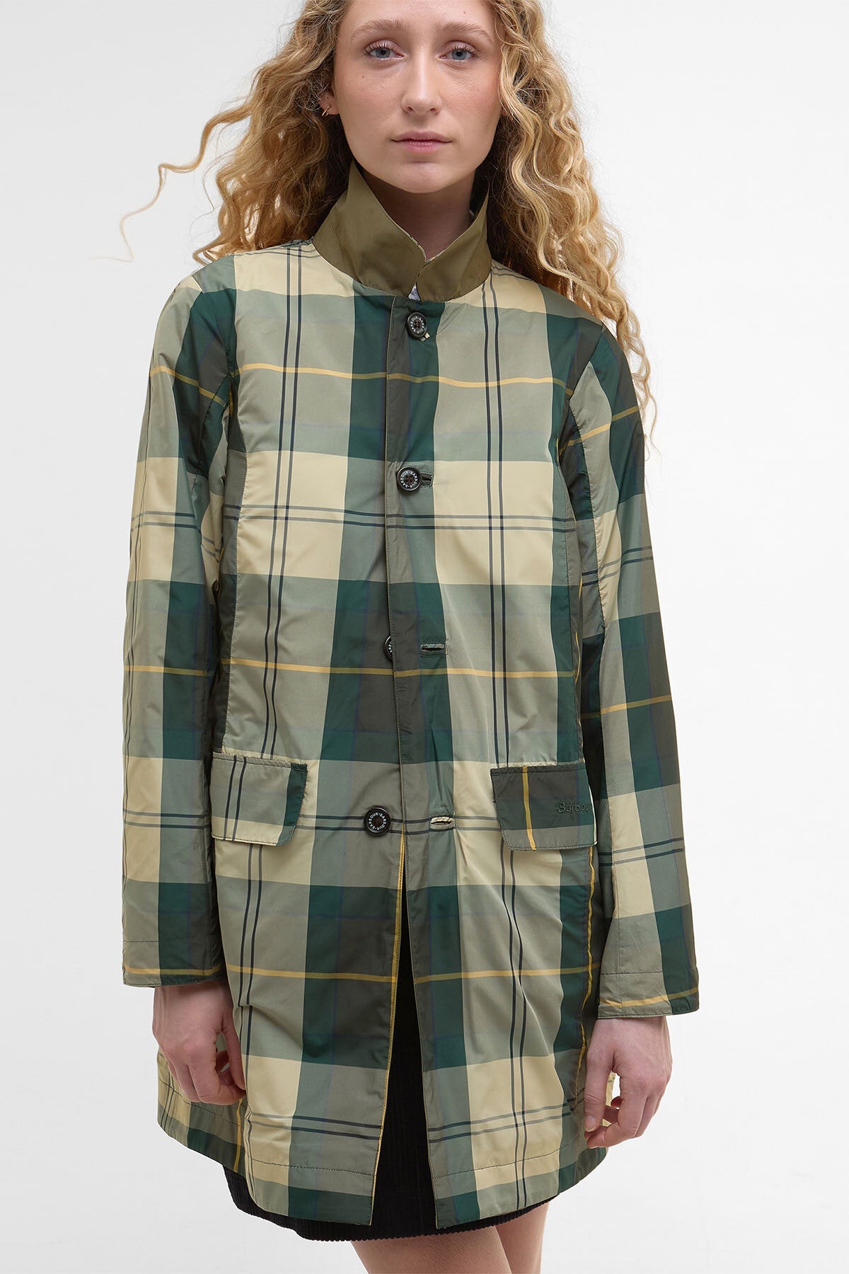 Babbity Reversible Showerproof Jacket - DUSKY GREEN/ANCIENT