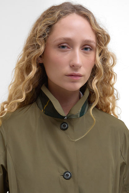 Babbity Reversible Showerproof Jacket - DUSKY GREEN/ANCIENT