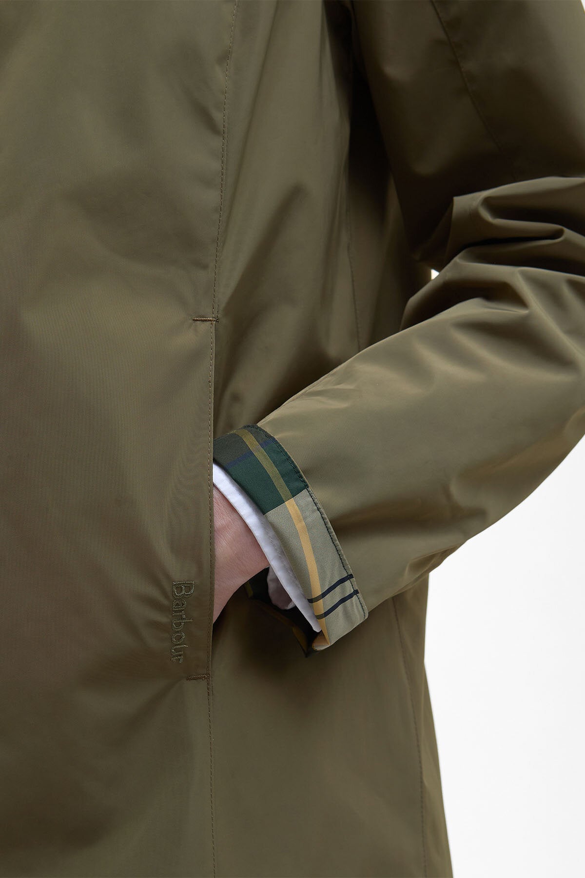 Babbity Reversible Showerproof Jacket - DUSKY GREEN/ANCIENT