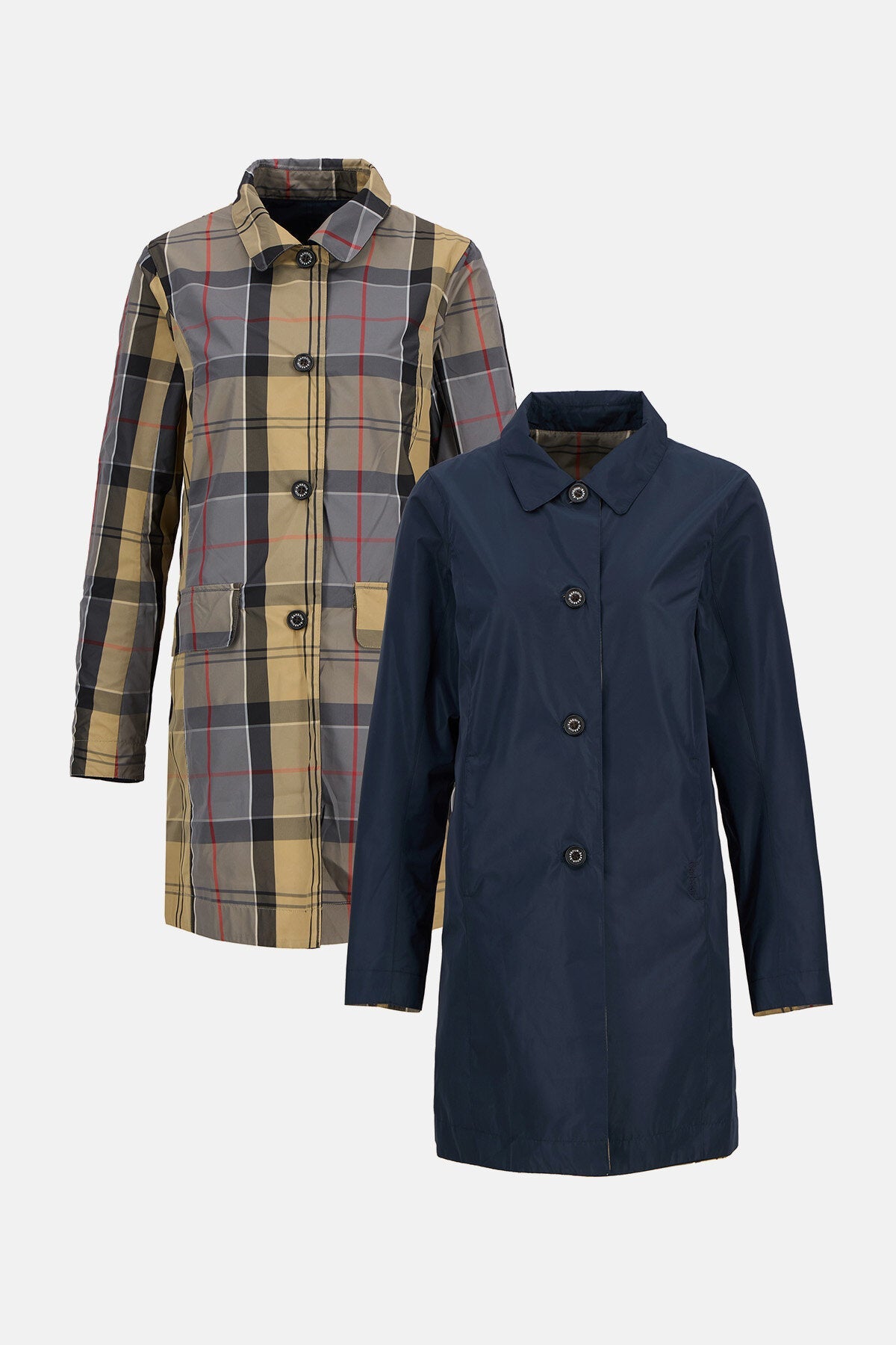 Babbity Reversible Showerproof Jacket - NAVY/DRESS