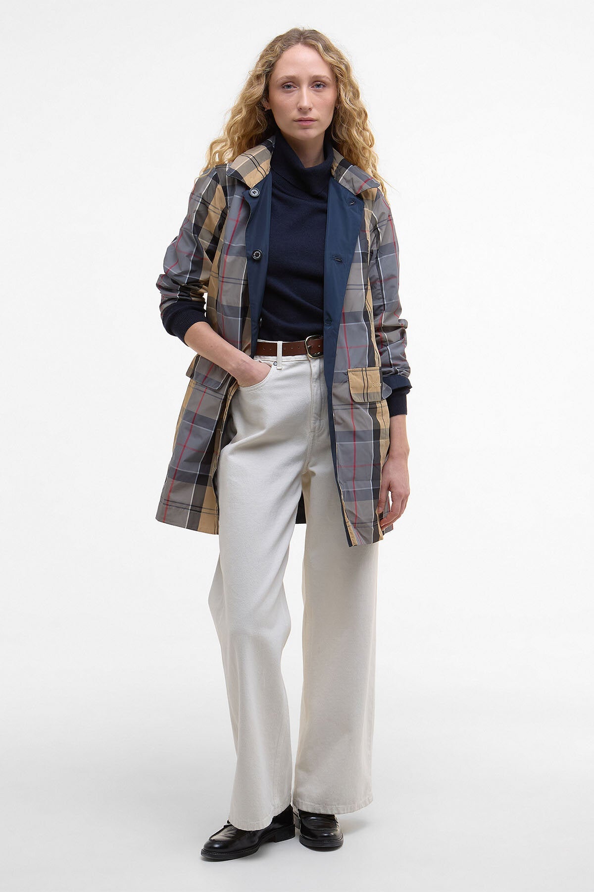 Babbity Reversible Showerproof Jacket - NAVY/DRESS