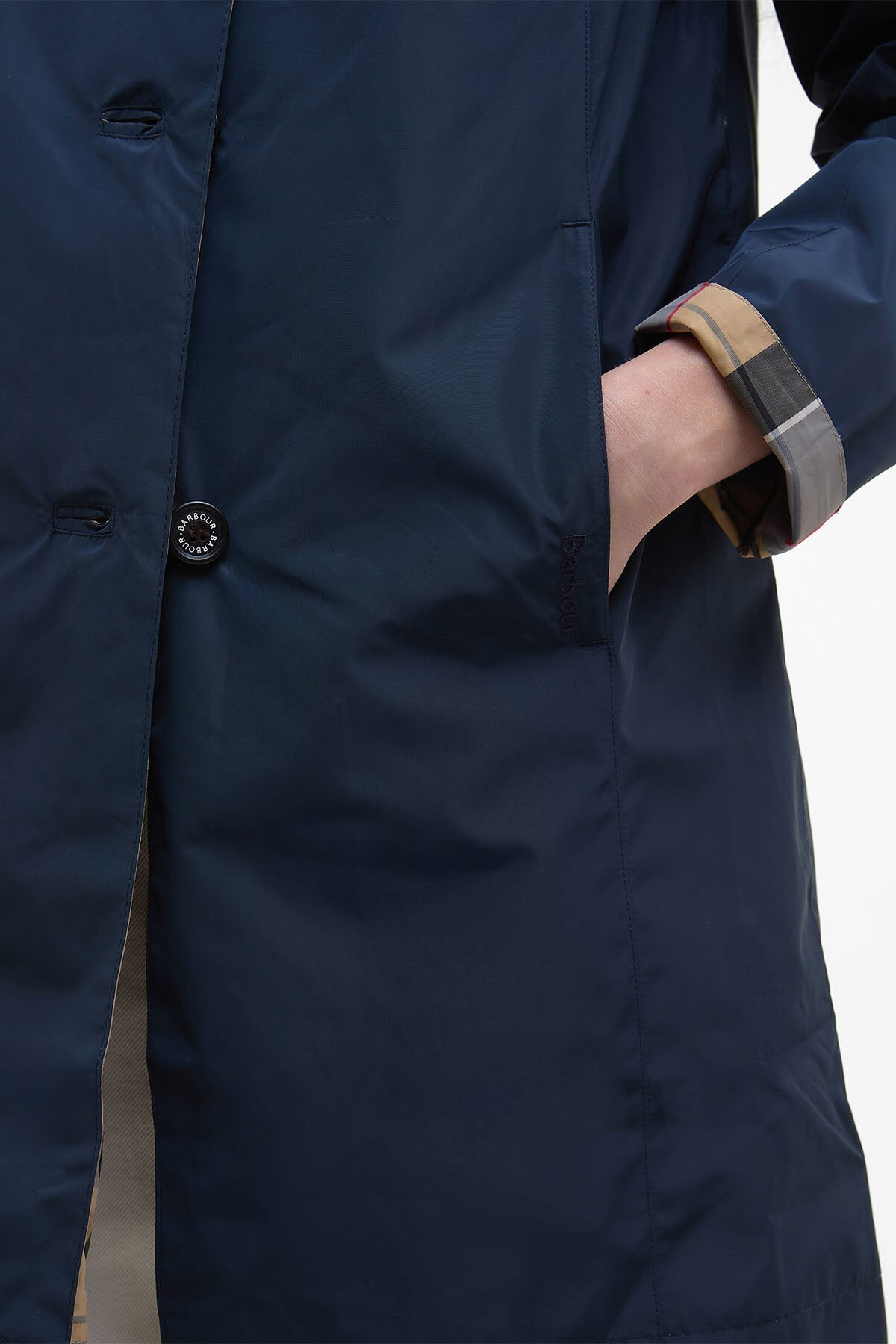 Babbity Reversible Showerproof Jacket - NAVY/DRESS