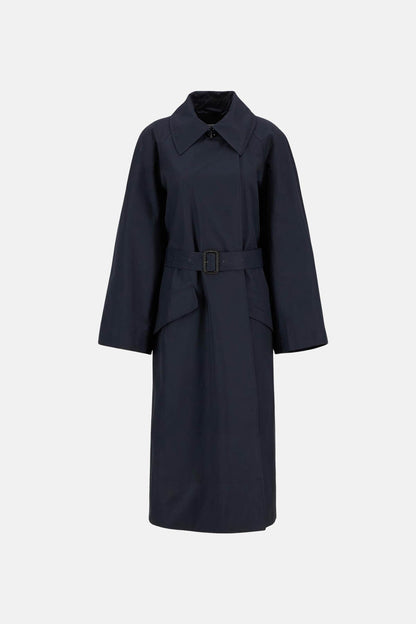 The Edit by Alexa Harley Showerproof Trench Coat - DK NAVY