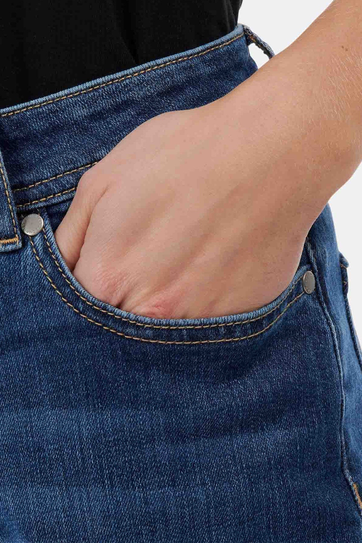 Maddison denim Shorts - AUTHENTIC WASH