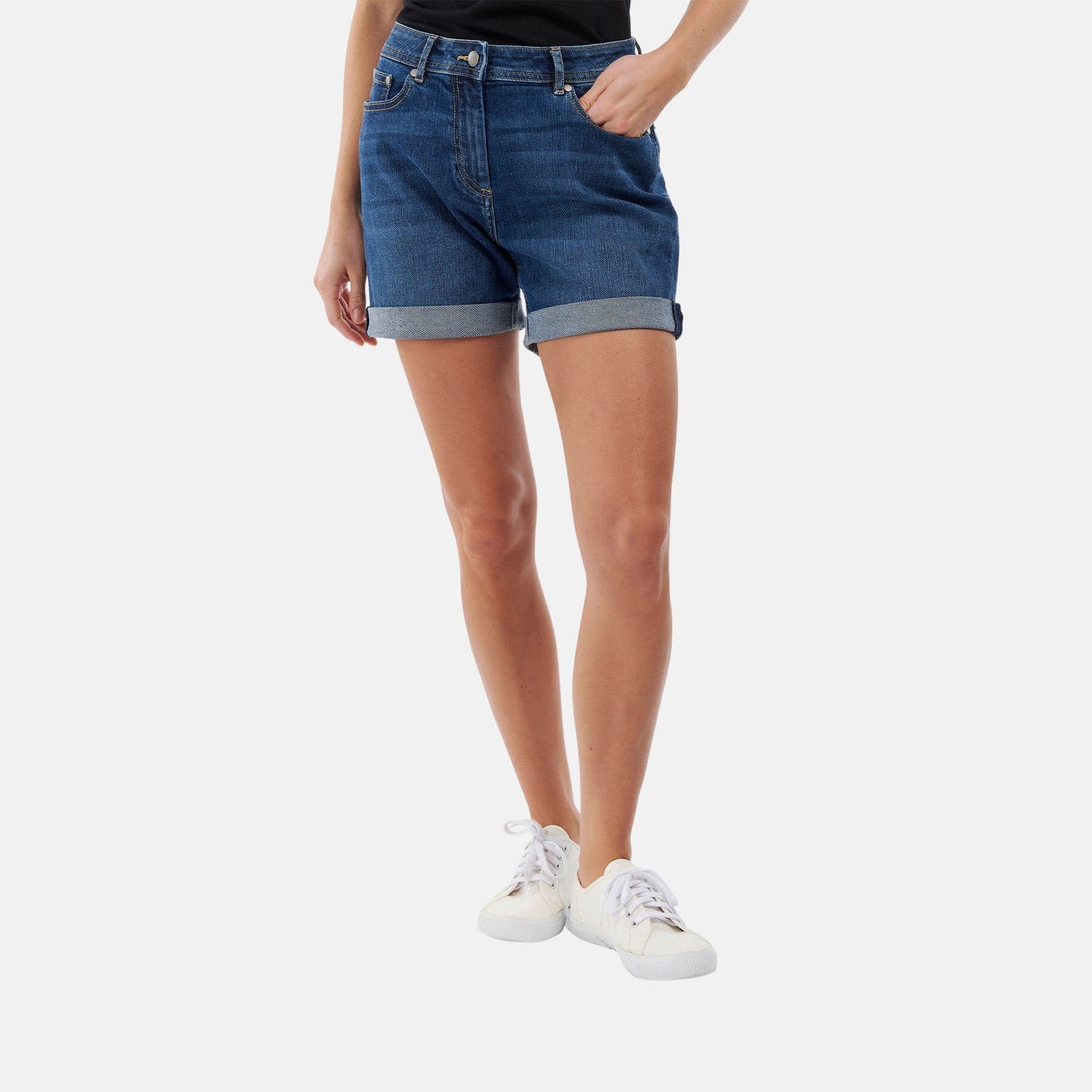 Maddison denim Shorts - AUTHENTIC WASH